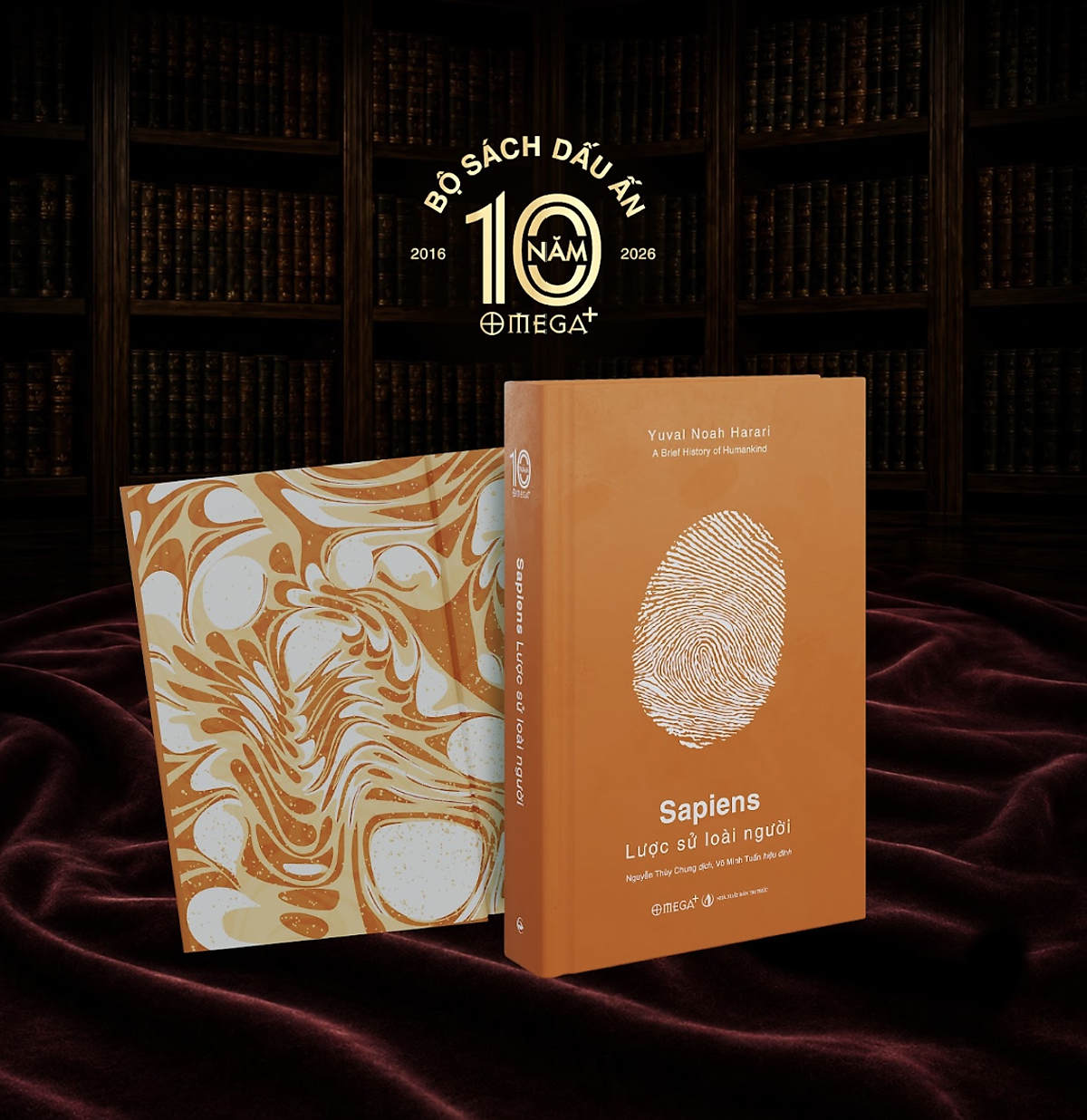 Sapiens - A Brief History Of Mankind - Lược Sử Loài Người - Ấn Phẩm Dấu Ấn 10 Năm Omega+ - Yuval Noah Harari - Alpha Books