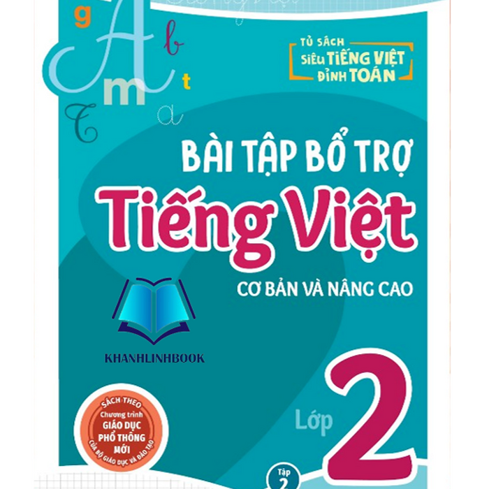 Sách - Bài Tập Bổ Trợ Tiếng Việt – Lớp 2 (Cơ Bản Và Nâng Cao) Tập 2 (Mg)