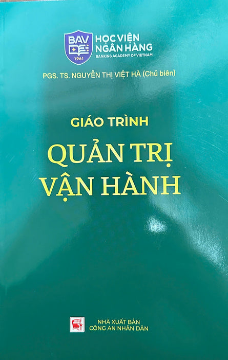 Giáo Trình Quản Trị Vận Hành - Pgs. Ts. Nguyễn Thị Việt Hà
