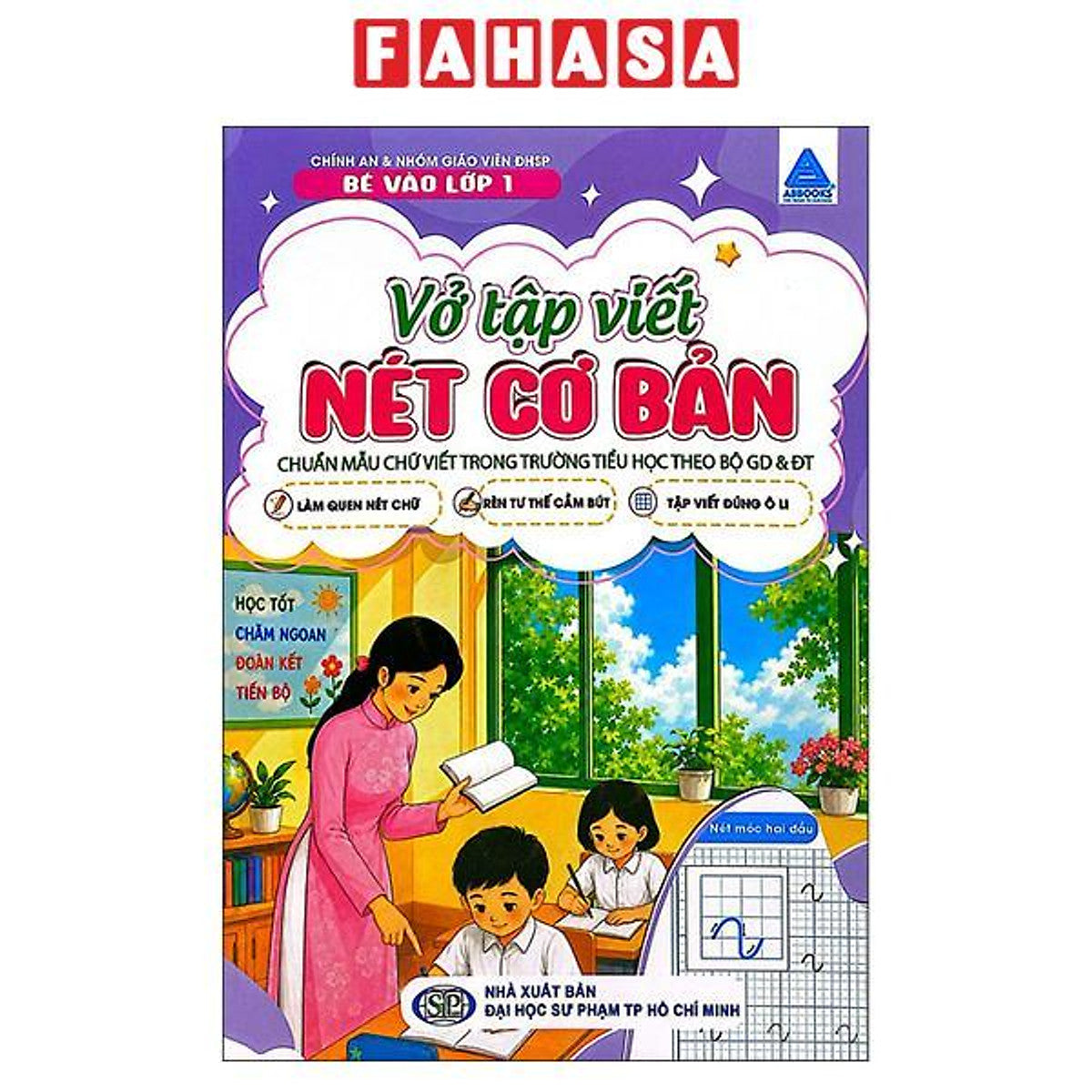 Sách - Bé Vào Lớp 1 - Vở Tập Viết - Nét Cơ Bản