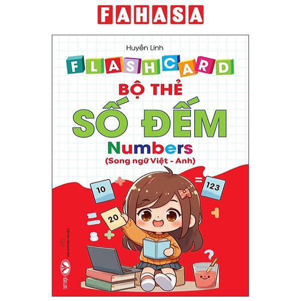 Sách - Flash Card - Bộ Thẻ Số Đếm - Numbers - Song Ngữ Việt-Anh