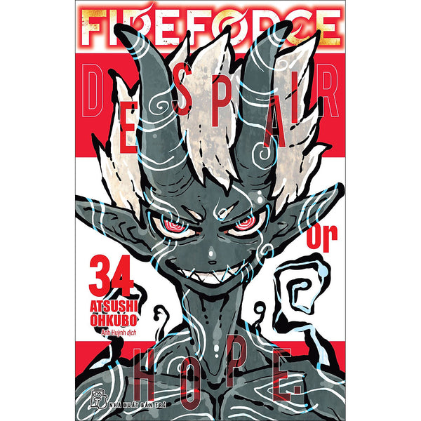 Fire Force 34 (Tặng Kèm Bookmark Giấy Hình Nhân Vật)