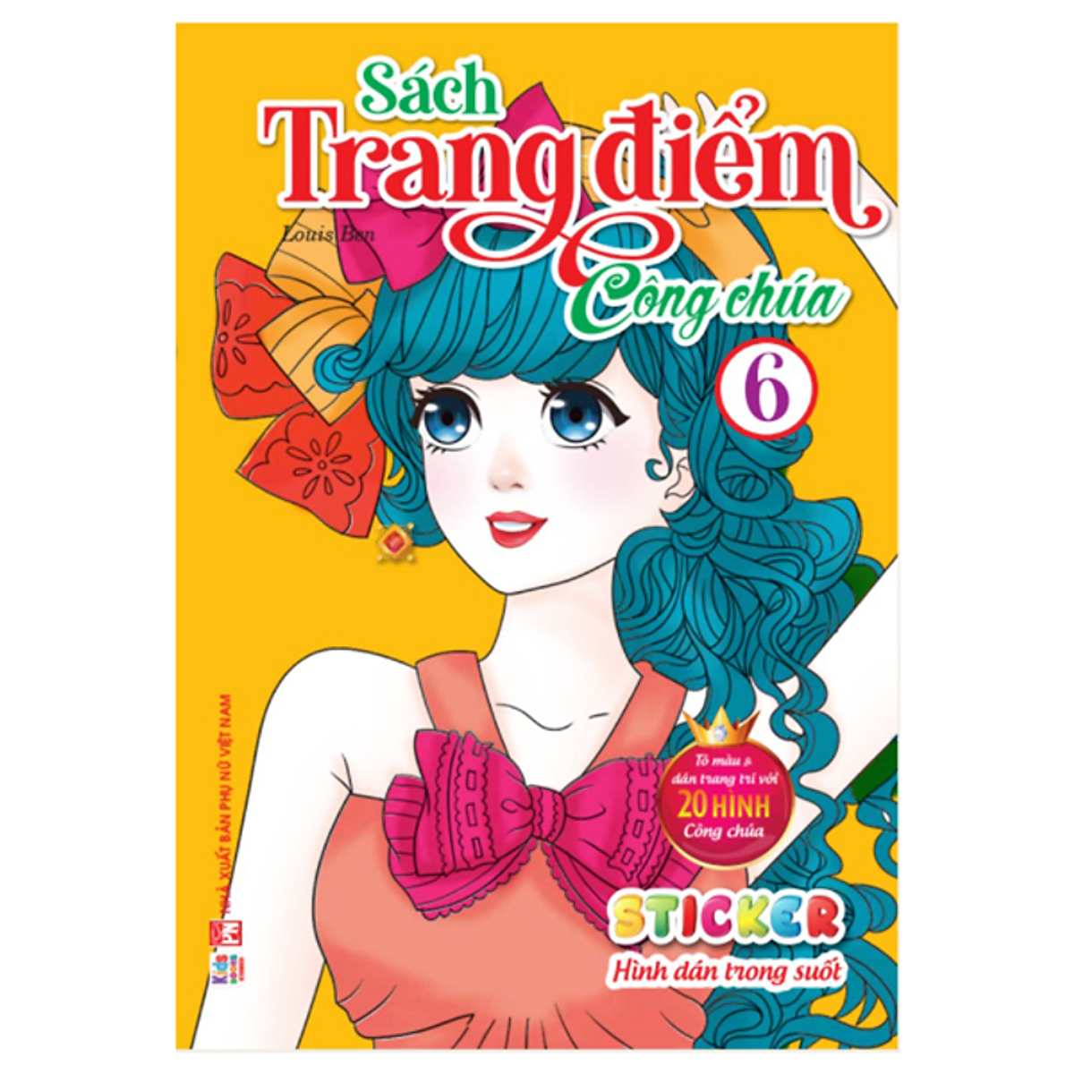 Sách Sticker Sách Trang Điểm Công Chúa 6