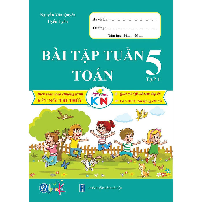 Bài Tập Tuần Toán 5 - Tập 1 - Kết Nối Tri Thức - Bản Quyền