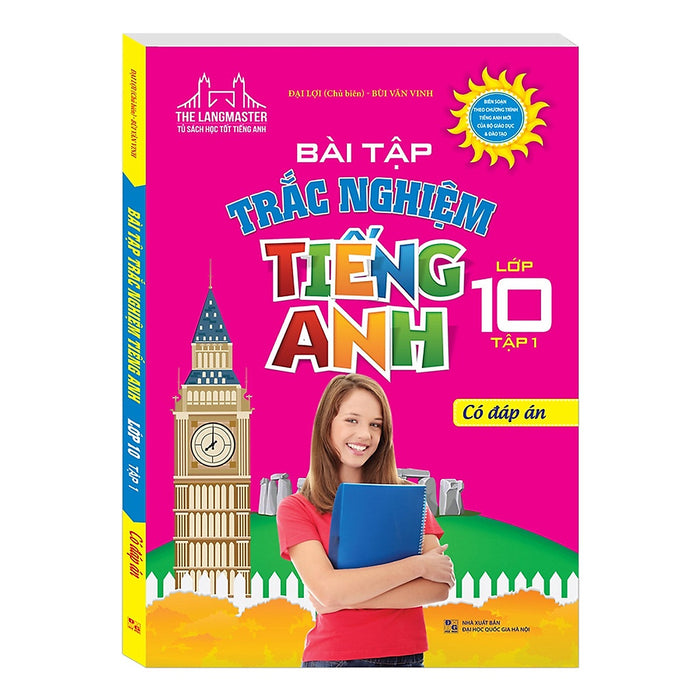 Sách - Bài Tập Trắc Nghiệm Tiếng Anh Lớp 10 Tập 1-Có Đáp Án