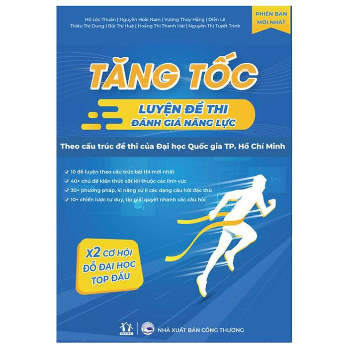 Sách - Tăng Tốc Luyện Đề Thi Đánh Giá Năng Lực - Theo Cấu Trúc Đề Thi Của Đại Học Quốc Gia Tp. Hồ Chí Minh (Tái Bản)