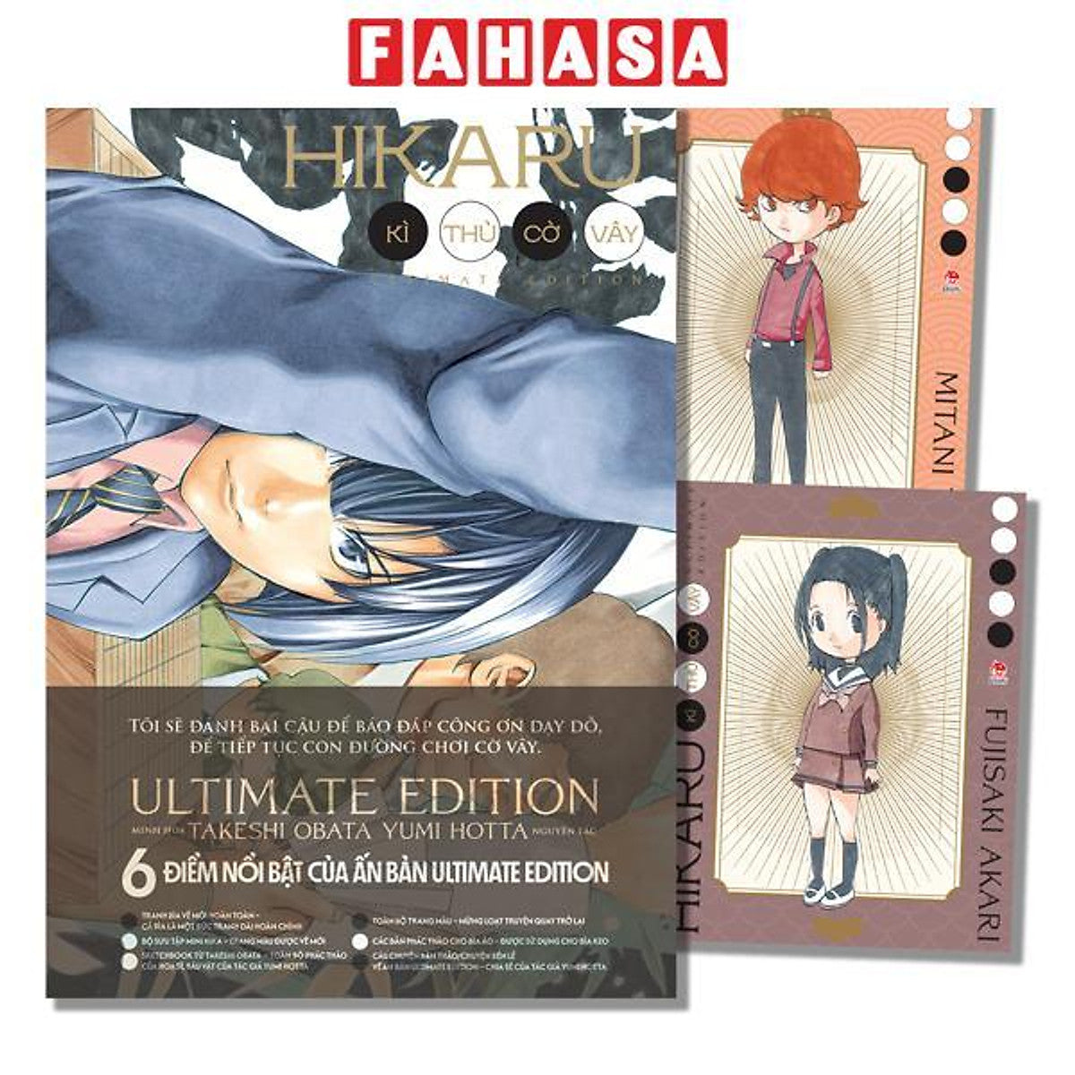 Sách - Hikaru - Kì Thủ Cờ Vây - Ultimate Edition - Tập 5 - Tặng Kèm 2 Character Card