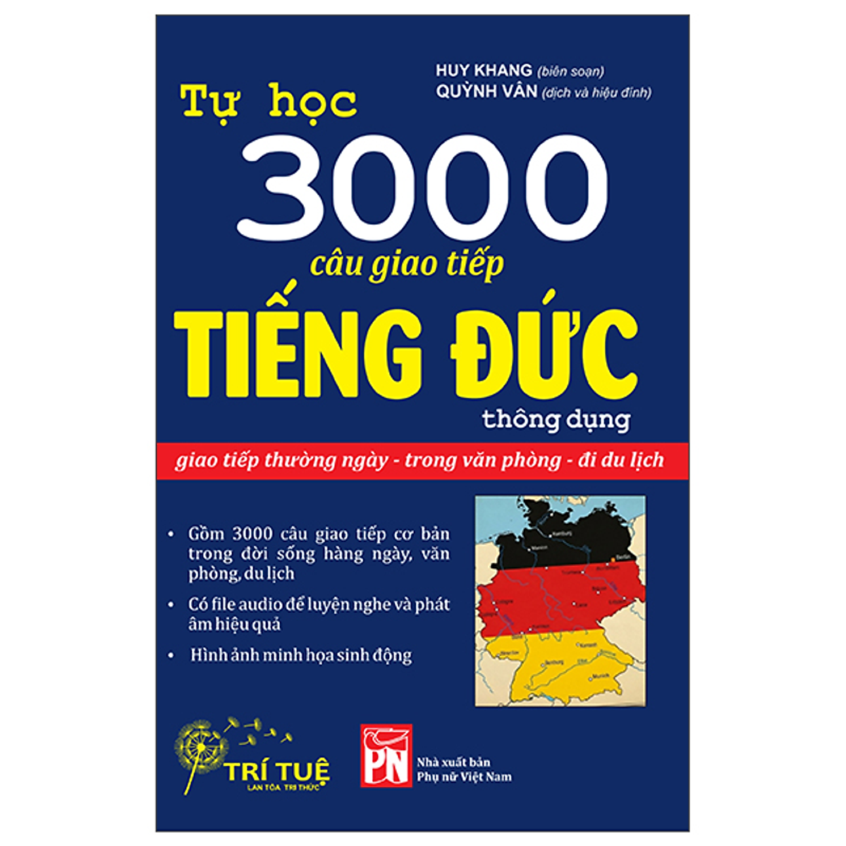 Sách Tự Học 3000 Câu Giao Tiếp Tiếng Đức Thông Dụng
