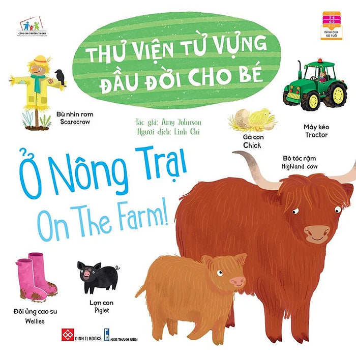 Sách - Thư Viện Từ Vựng Đầu Đời Cho Bé - Ở Nông Trại - On The Farm!