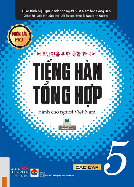 Tiếng Hàn Tổng Hợp Dành Cho Người Việt Nam: Cao Cấp 5 - Bản Đen Trắng