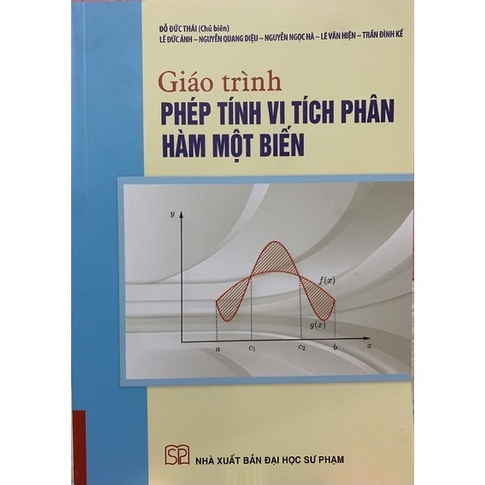 ￼Sách - Giáo Trình Phép Tính Vi Tích Phân Hàm Một Biến