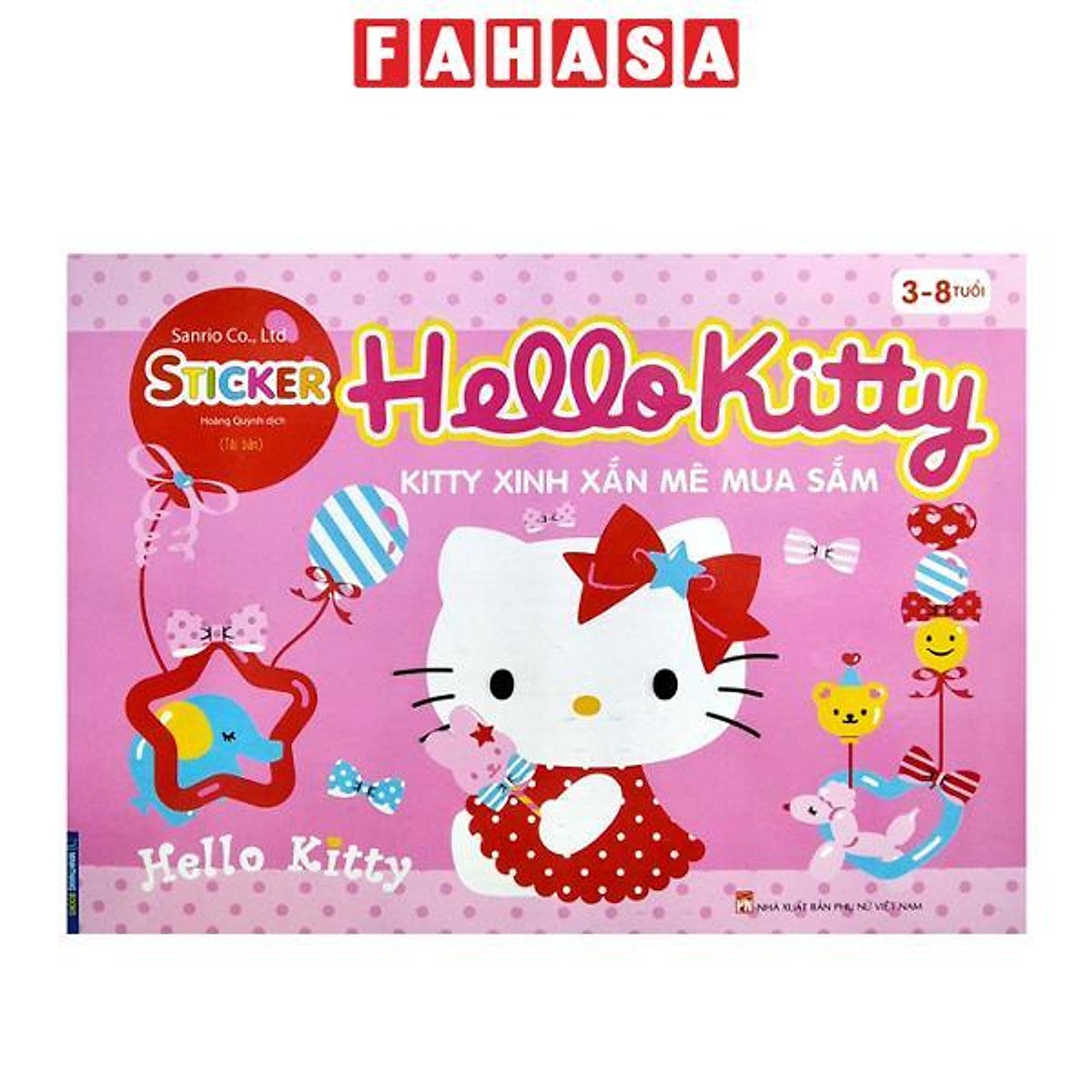 Sách - Sticker - Hello Kitty - Kitty Xinh Xắn Mê Mua Sắm (3-8 Tuổi) (Tái Bản 2023)