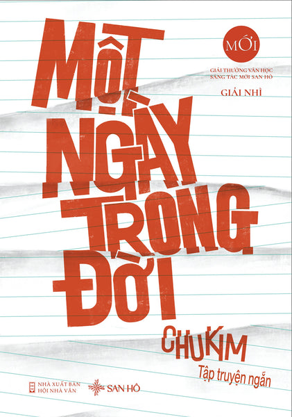 Sách Một Ngày Trong Đời, Văn Học Việt Nam Đương Đại, Giải Nhì Sáng Tác Mới San Hô Books, Chukim.
