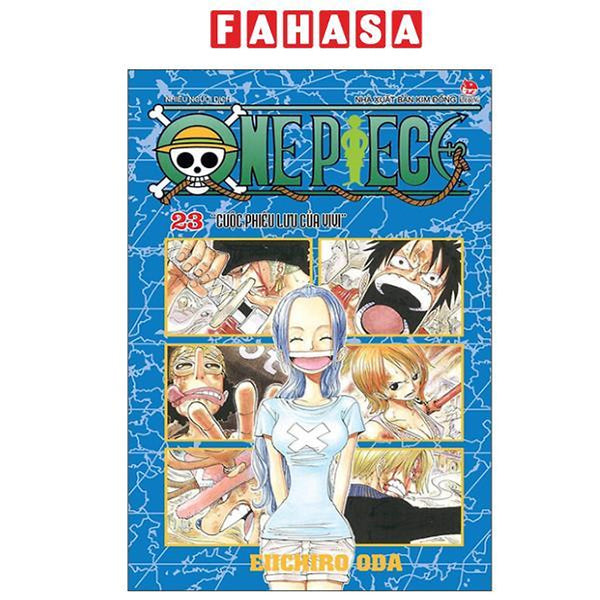 Sách - One Piece - Tập 23 - Cuộc Phiêu Lưu Của Vivi - Bản Bìa Áo (Tái Bản 2025)