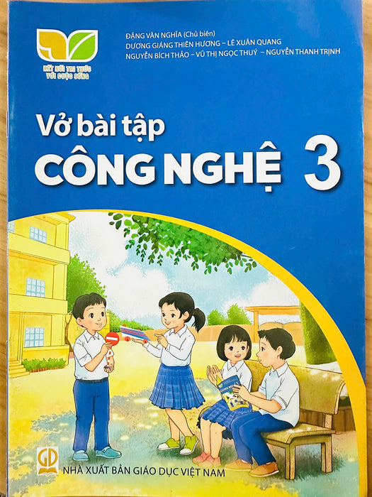 Sách Vở Bài Tập Công Nghệ 3- Kết Nối Tri Thức Với Cuộc Sống (Kèm Bìa Nilong Bọc Sách, Nhãn Tên)