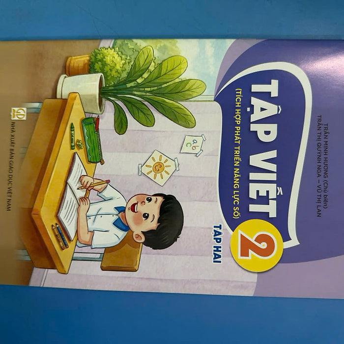 Sách Tập Viết 2- Tập Hai- Tích Hợp Phát Triển Năng Lực Số (Kèm Nilon Bọc Sách, Nhãn Tên)