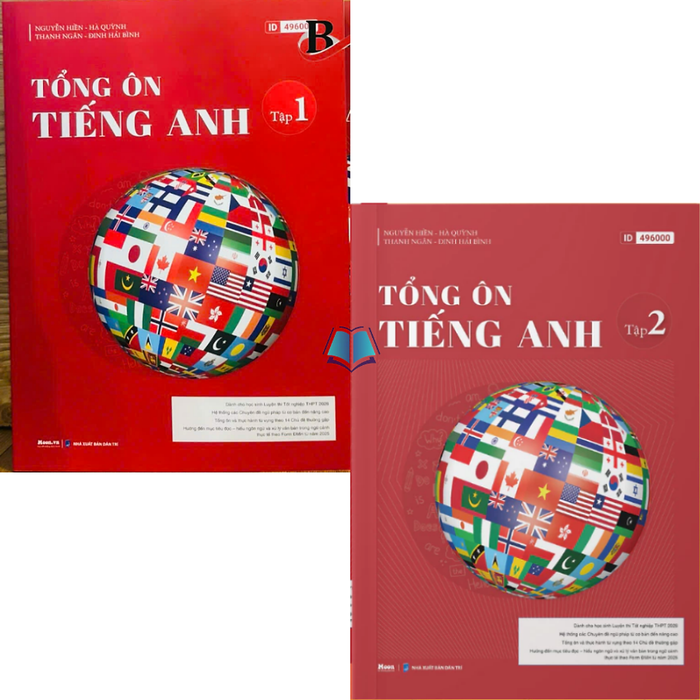 Sách - Tổng Ôn Tiếng Anh - Tập 1 + 2 (Moon)