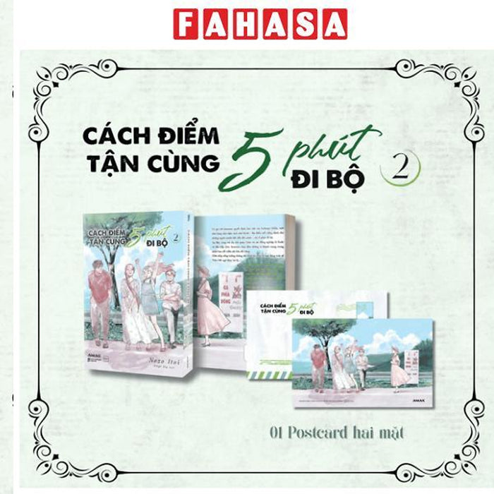 Sách - Cách Điểm Tận Cùng 5 Phút Đi Bộ - Tập 2 - Tặng Kèm Postcard Hai Mặt