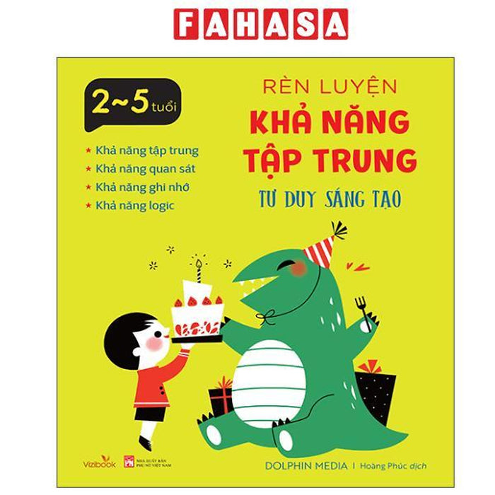 Sách - Rèn Luyện Khả Năng Tập Trung - Tư Duy Sáng Tạo