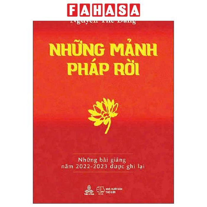 Sách - Những Mảnh Pháp Rời - Những Bài Giảng Năm 2022–2023 Được Ghi Lại