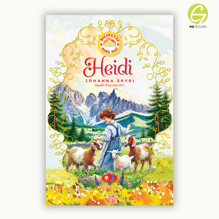 Sách Heidi - Sách Song Ngữ Kinh Điển, Có Note Từ VựNg Tặng KèM File Nghe - Hg Books