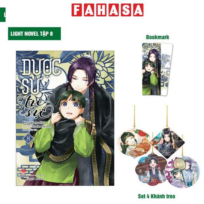 Sách - [Light Novel] Dược Sư Tự Sự - Tập 8 - Tặng Kèm Bookmark + Set 4 Khánh Treo