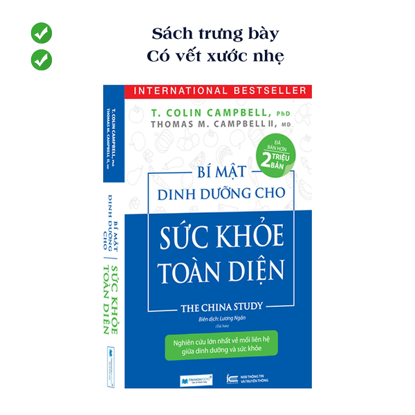 (Ck50%, Sách Trưng Bày, Xả Kho Cuối Năm) Bí Mật Dinh Dưỡng Cho Sức Khoẻ Toàn Diện (Tb) 