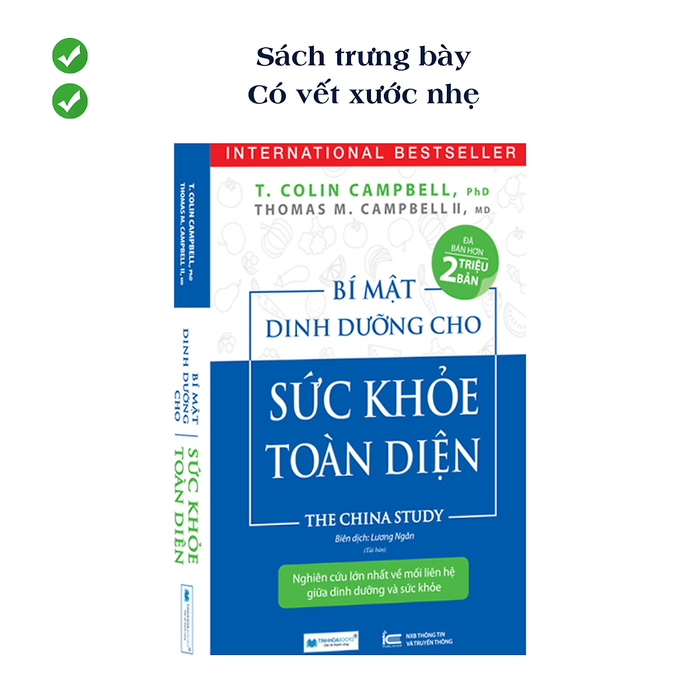 (Ck50%, Sách Trưng Bày, Xả Kho Cuối Năm) Bí Mật Dinh Dưỡng Cho Sức Khoẻ Toàn Diện (Tb) 