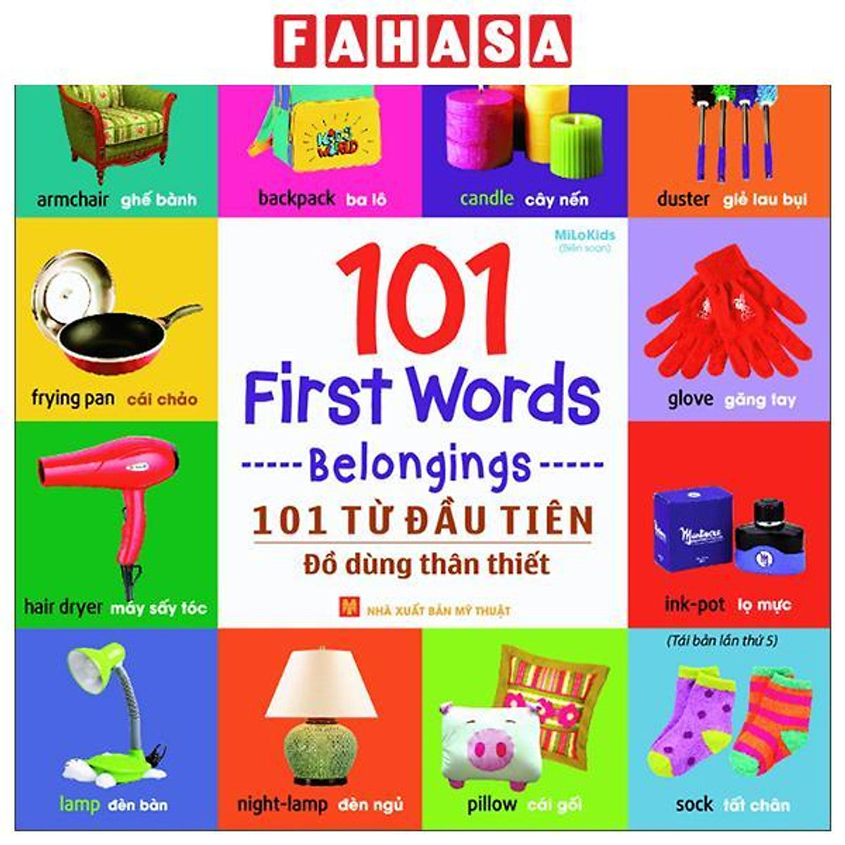 Sách - 101 First Words - Belongings - 101 Từ Đầu Tiên - Đồ Dùng Thân Thiết - Bìa Cứng (Tái Bản 2025)
