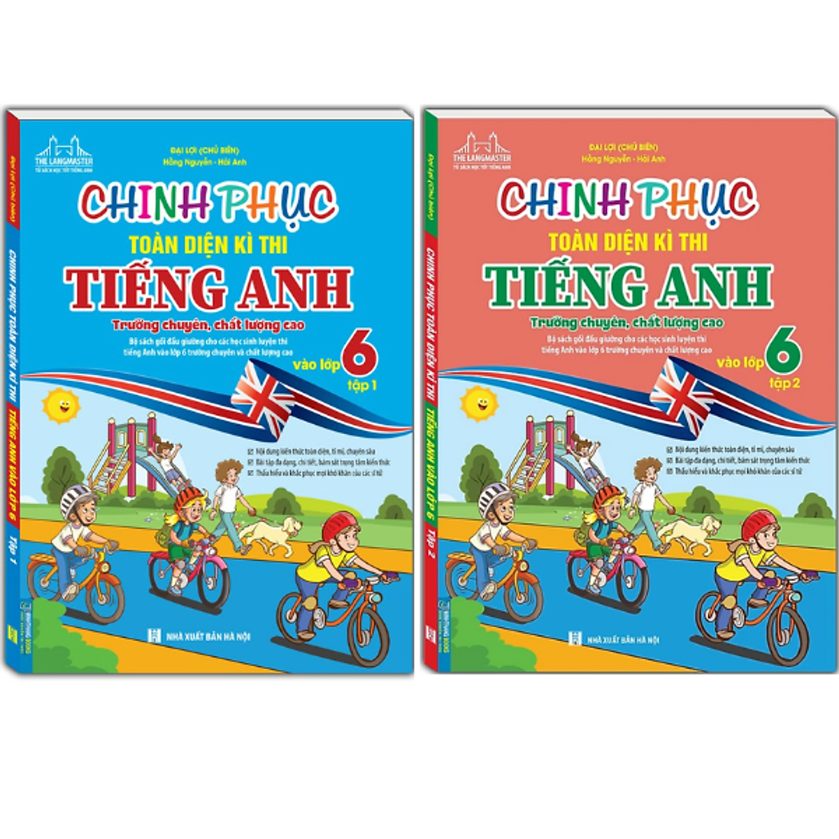 Sách - Chinh Phục Toàn Diện Kì Thi Tiêng Anh Trường Chuyên, Chất Lượng Cao Vào Lớp 6 Tập 1 + 2 (Có Đáp Án)