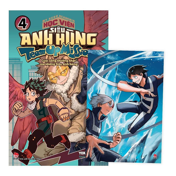 Truyện Tranh Học Viện Siêu Anh Hùng Team Up Mission - Tập 4 - Tặng Kèm Postcard - My Hero Academia - Nxb Kim Đồng