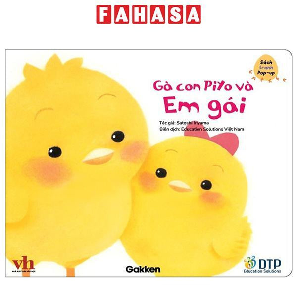 Sách - Sách Tranh Pop-Up - Gà Con Piyo Và Em Gái