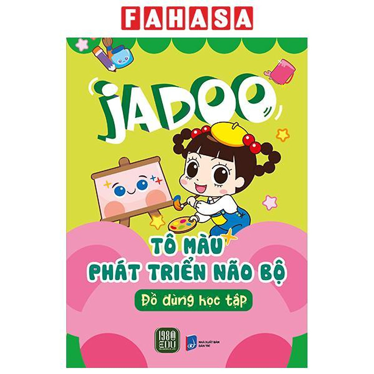 Sách - Jadoo Tô Màu Và Phát Triển Não Bộ - Đồ Dùng Học Tập