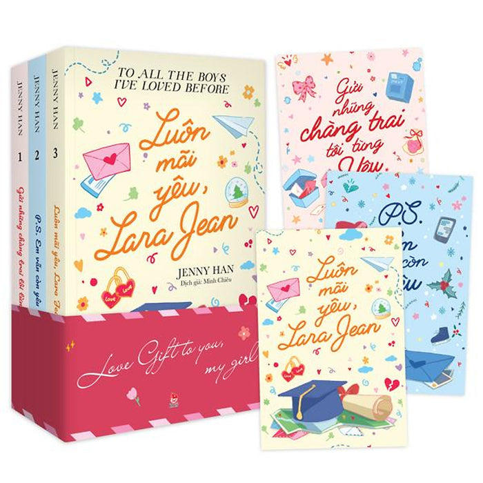 Sách - Bộ Sách To All The Boys I'Ve Loved Before: Tập 1 - 3 (Bộ 3 Tập) - Tặng Kèm 1 Obi Random 1 Trong 2 Mẫu + 3 Postcard