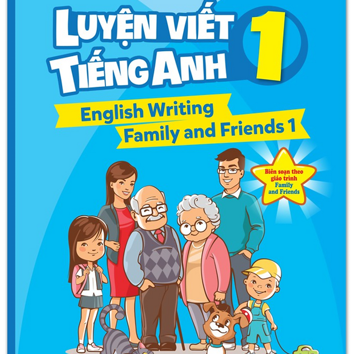 Sách - The Langmaster - Luyện Viết Tiếng Anh 1 (English Writing Family And Friends 1) #Huongbook