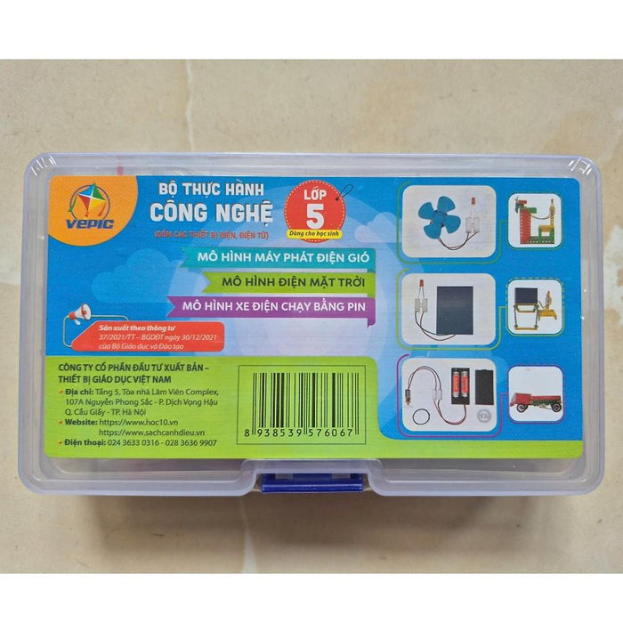 Bộ Thực Hành Công Nghệ - Dùng Cho Học Sinh Lớp 5 (Gồm Các Thiết Bị Điện, Điện Tử)