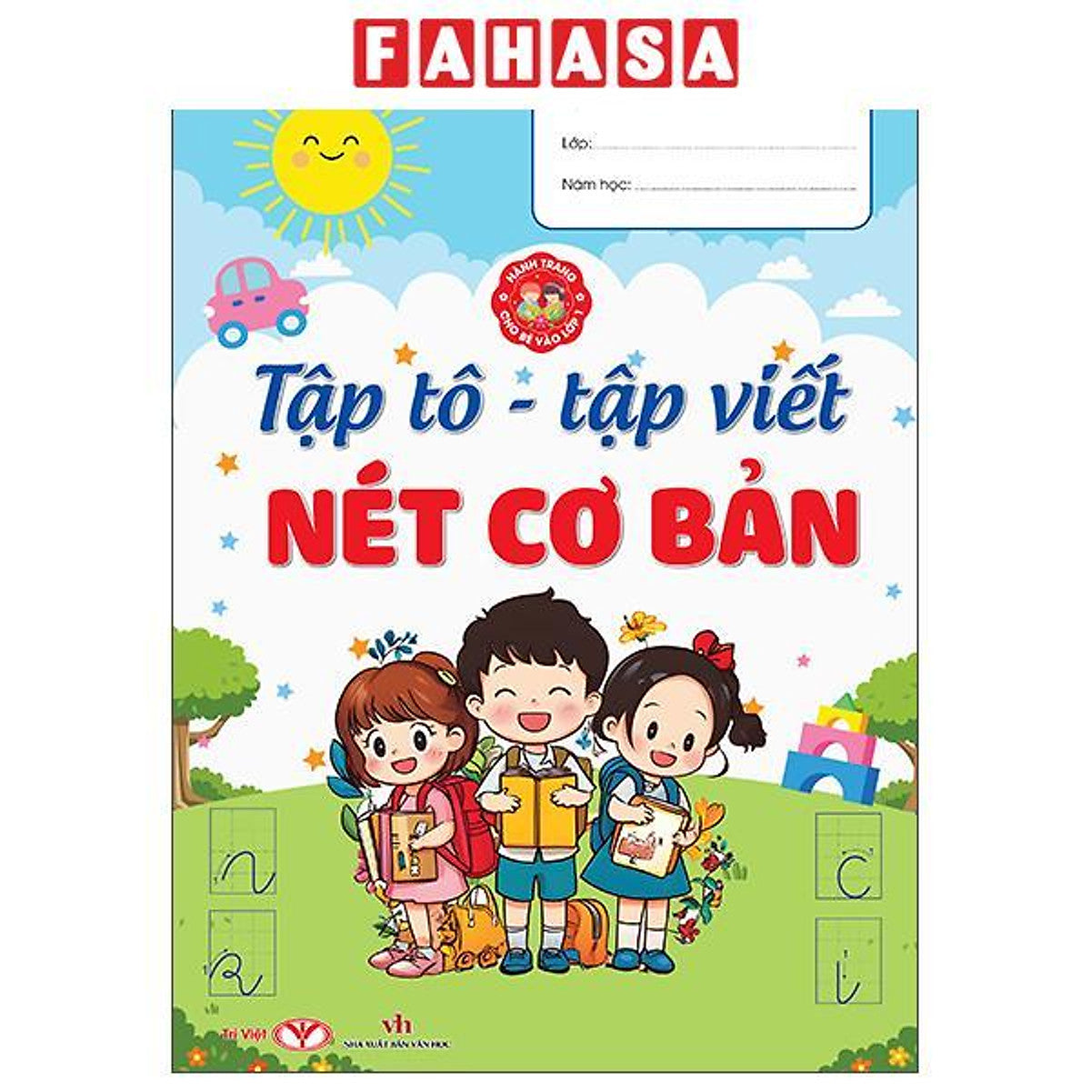 Sách - Hành Trang Cho Bé Vào Lớp 1 - Tập Tô-Tập Viết Nét Cơ Bản