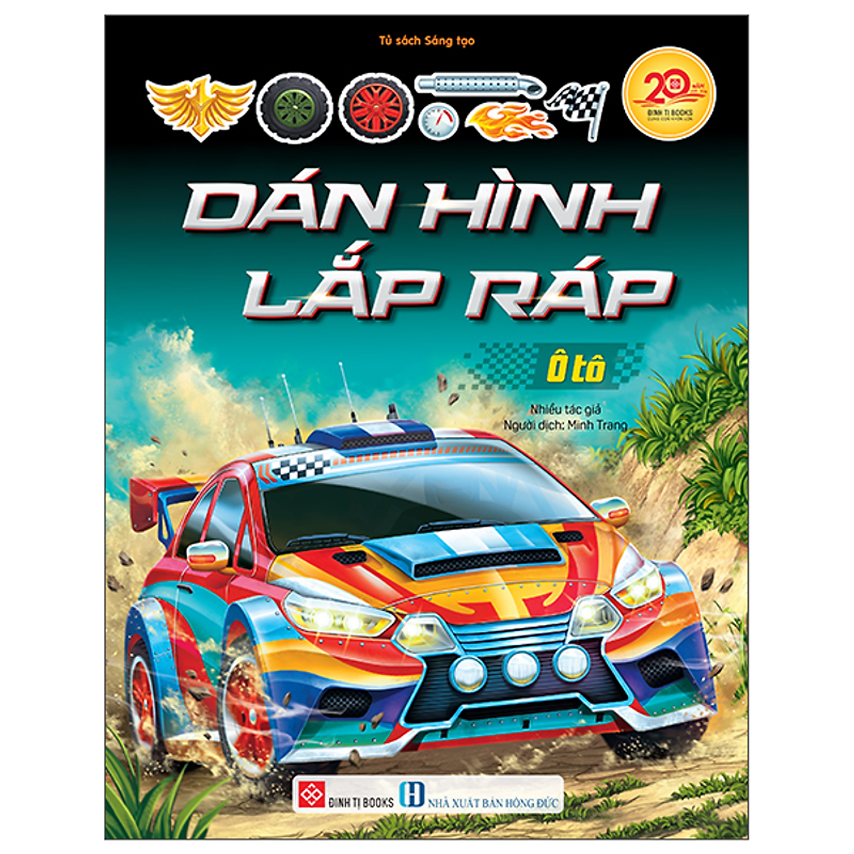 Sách Dán Hình Lắp Ráp-Ô Tô