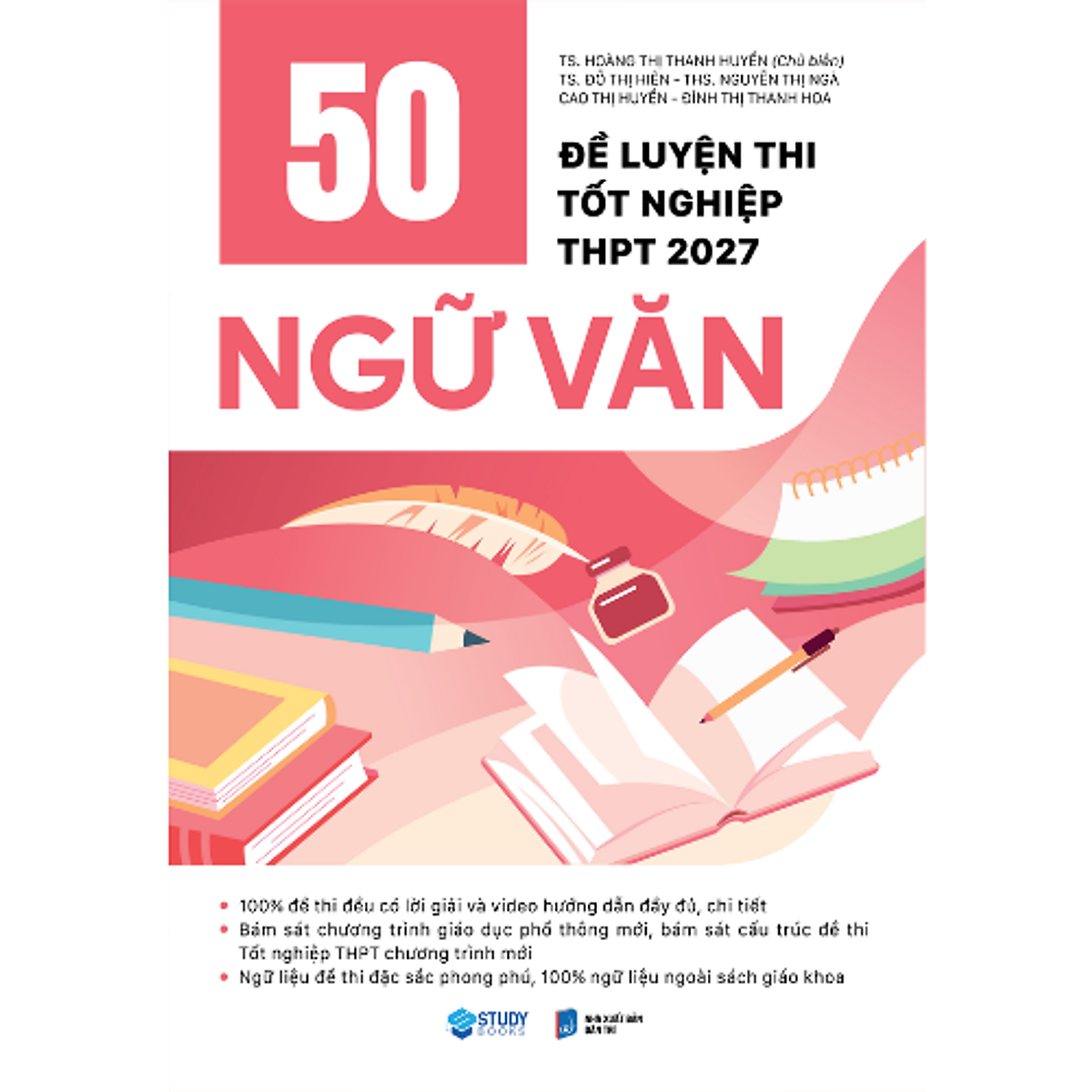 Sách 50 Đề Luyện Thi Tốt Nghiệp 2027 Ngữ Văn