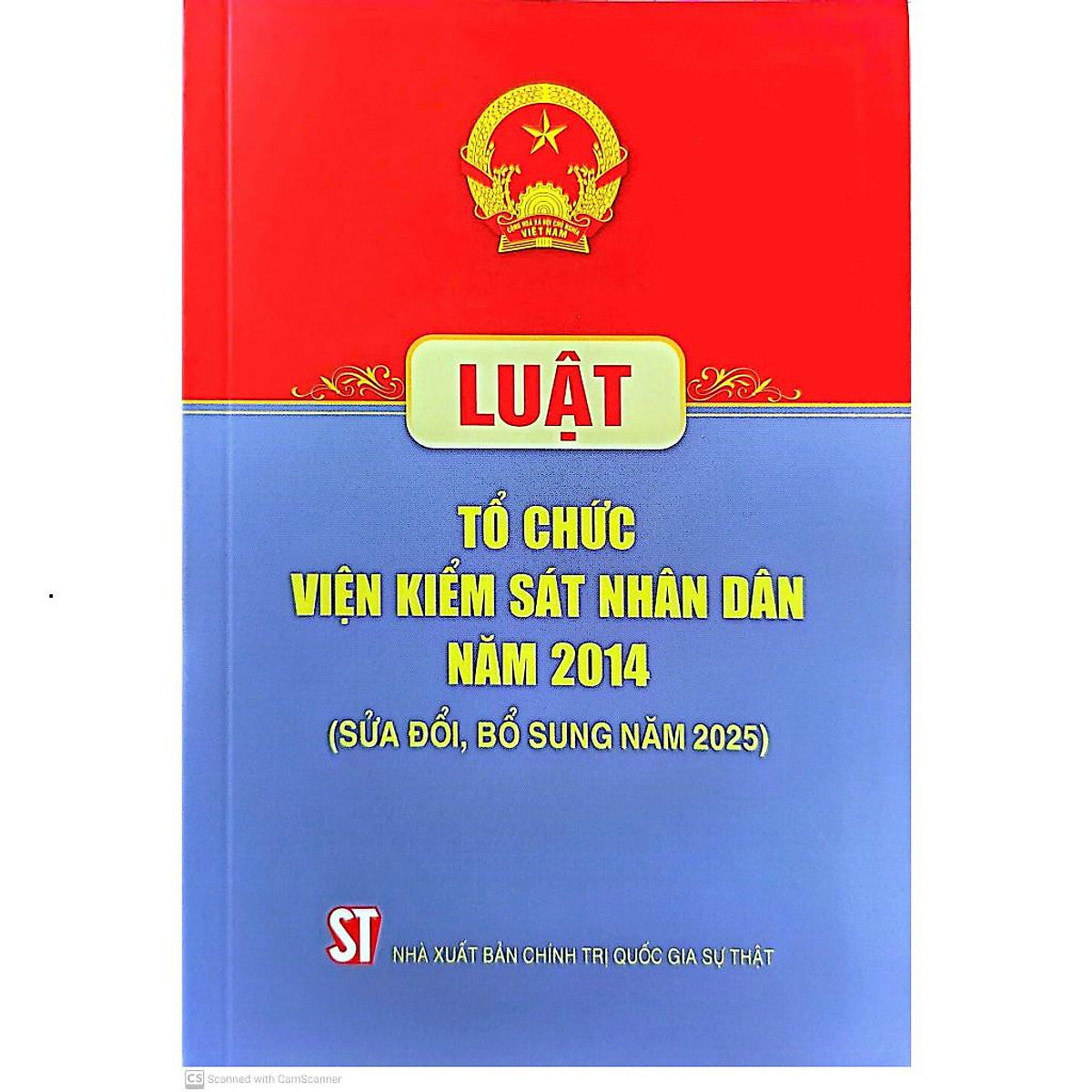 Sách - Luật Tổ Chức Viện Kiểm Sát Nhân Dân (Hiện Hành)