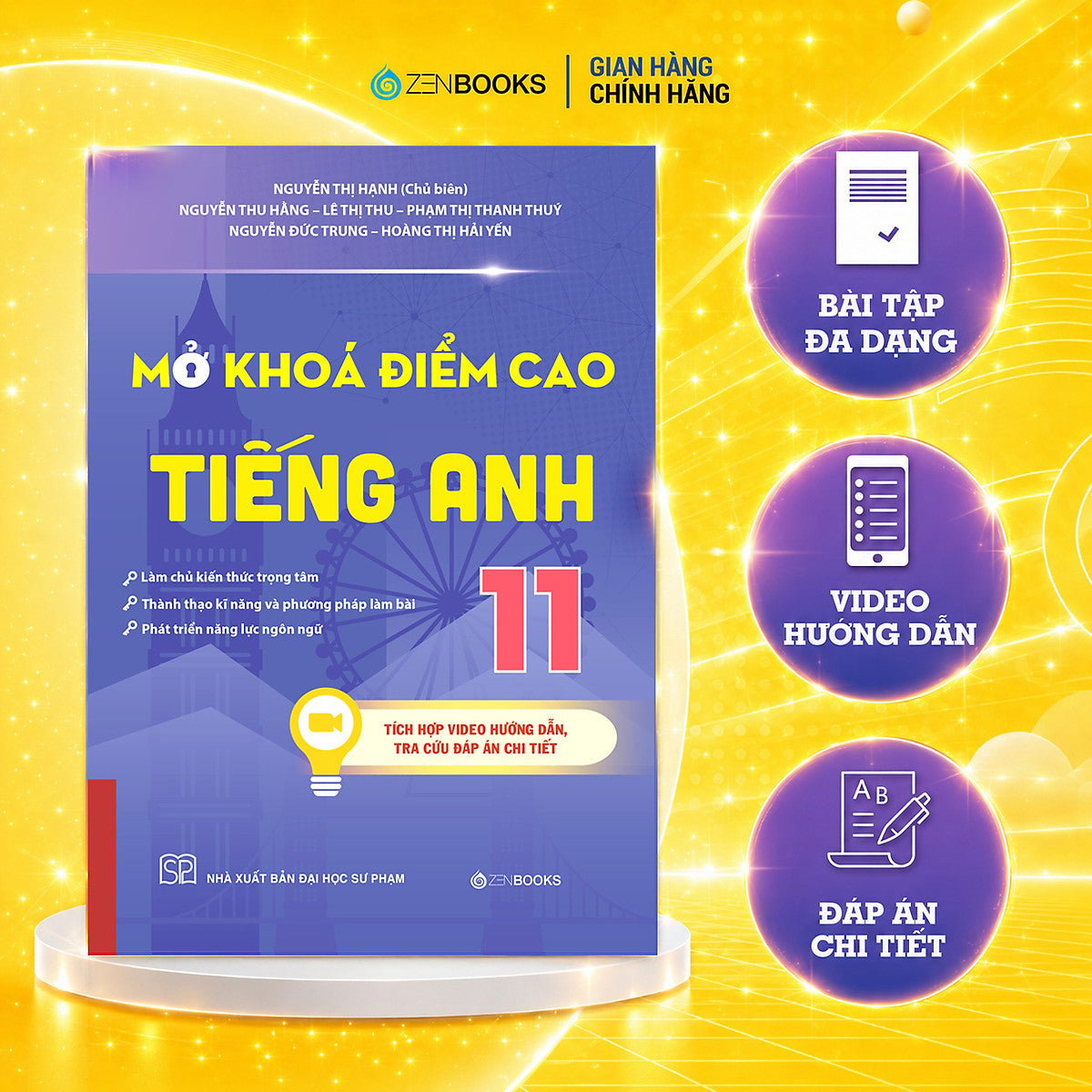 Sách - Mở Khóa Điểm Cao Tiếng Anh 11