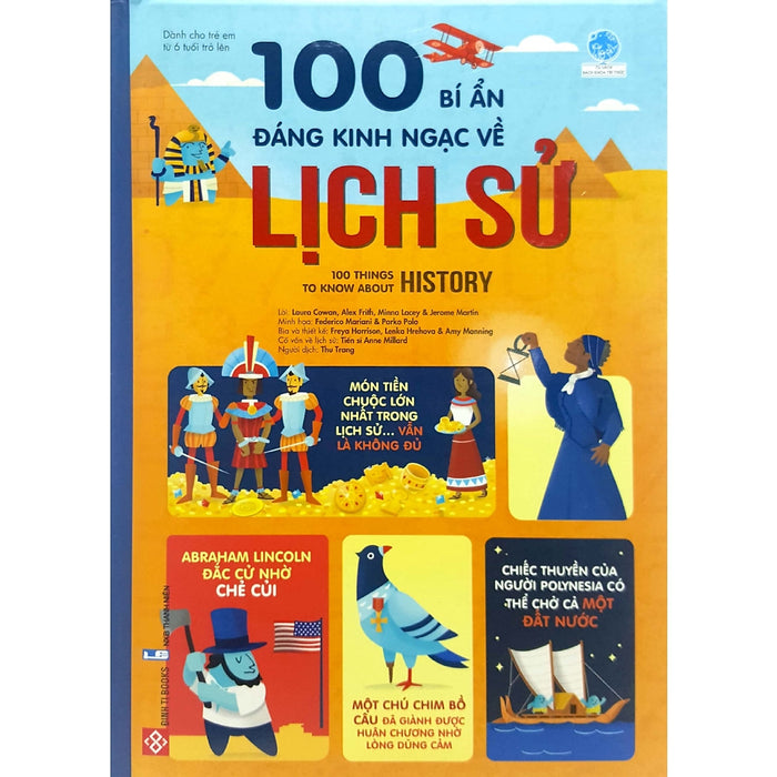 Sách - 100 Bí Ẩn Đáng Kinh Ngạc Về Lịch Sử