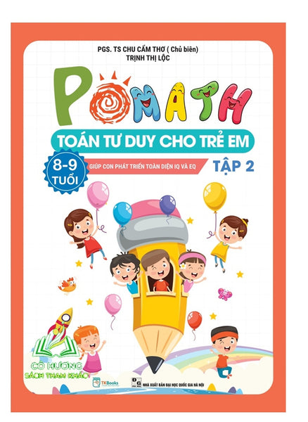 Sách - Pomath Toán Tư Duy Cho Trẻ (8-9 Tuổi) - Tập 2