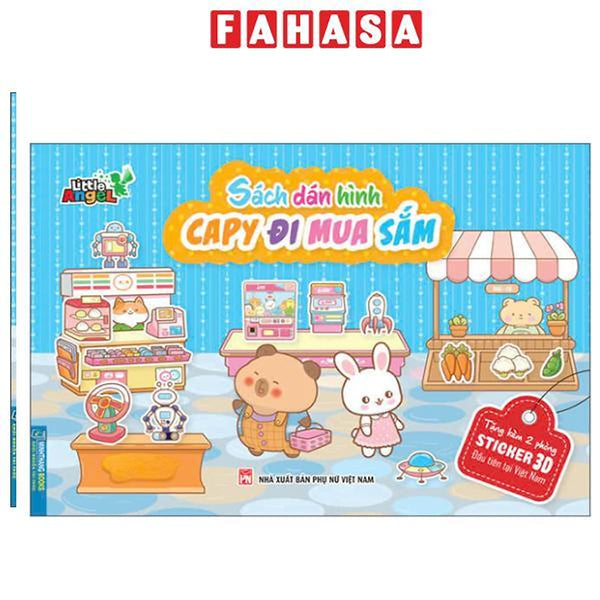 Sách - Sách Dán Hình - Capy Đi Mua Sắm