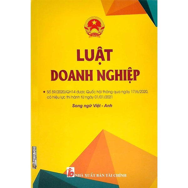 Sách - Luật Doanh Nghiệp - Song Ngữ Việt - Anh - Ns Kinh Tế