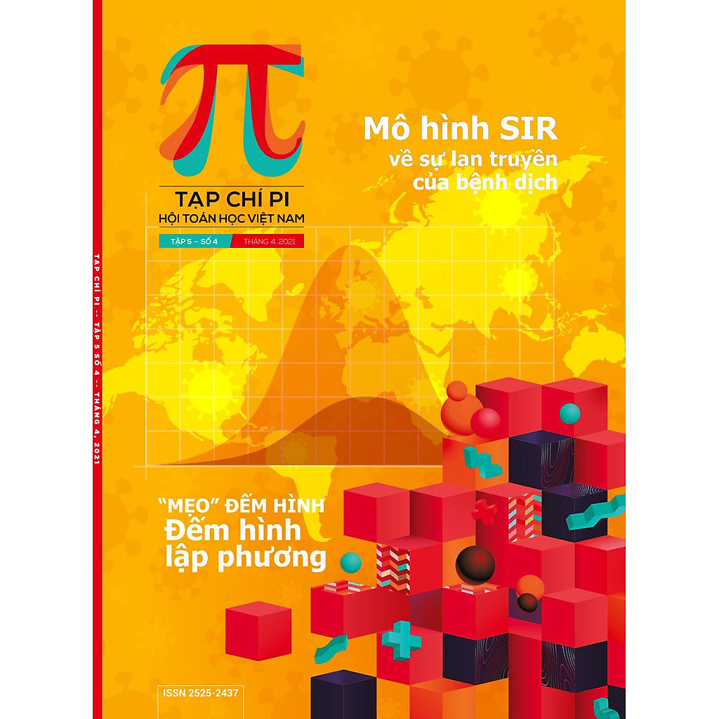 Tạp chí Pi - Hội Toán Việt Nam/Trọn bộ 10 cuốn - 12 số năm 2021