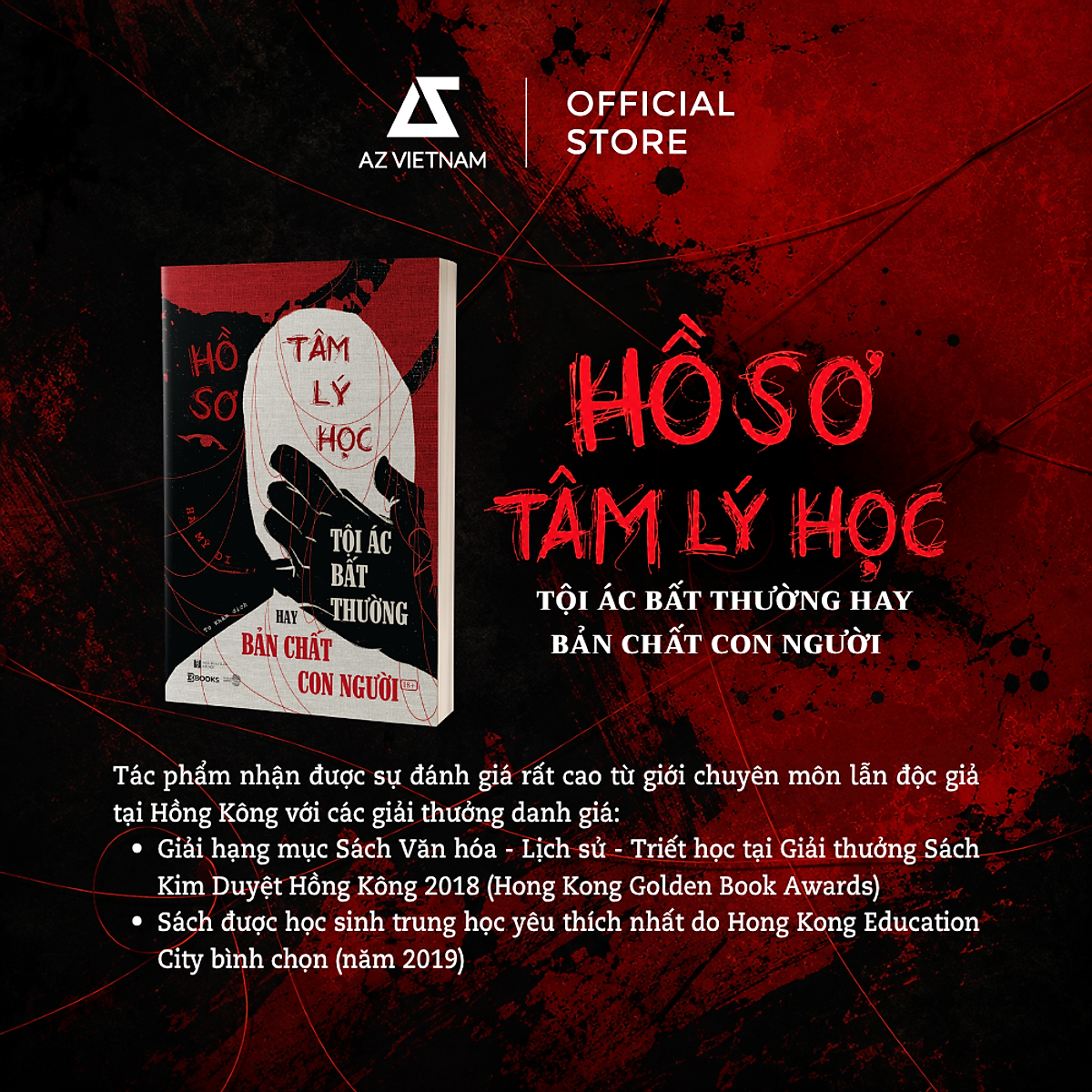 (Tặng Kèm Bookmark) Hồ Sơ Tâm Lý Học – Tội Ác Bất Thường Hay Bản Chất Con Người - Hà Mỹ Di - Tử Khâm Dịch - Bebooks - Az Việt Nam