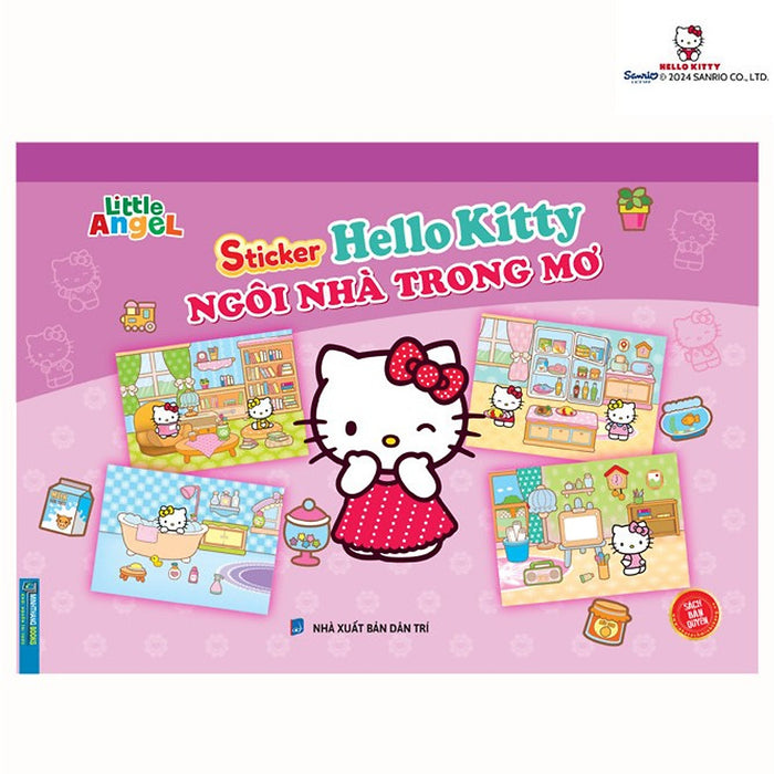 Sticker Hello Kitty - Ngôi Nhà Trong Mơ