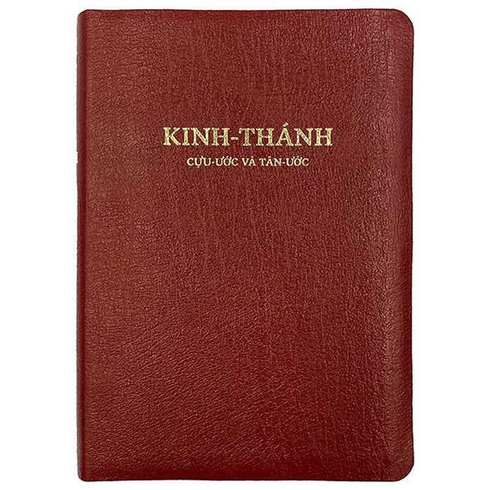 Sách - Kinh Thánh - Cựu Ước Và Tân Ước - Bìa Da - Màu Đỏ