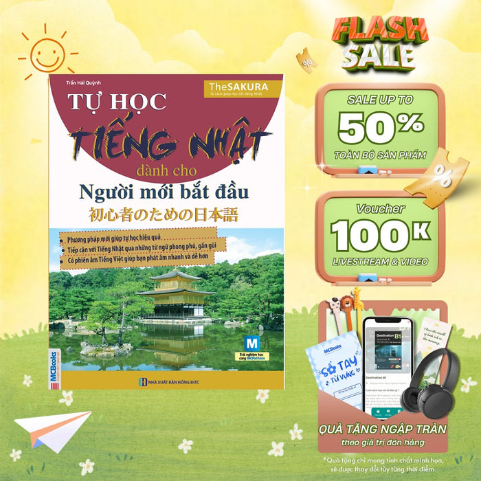 Sách - Tự Học Tiếng Nhật Dành Cho Người Mới Bắt Đầu Mcbooks